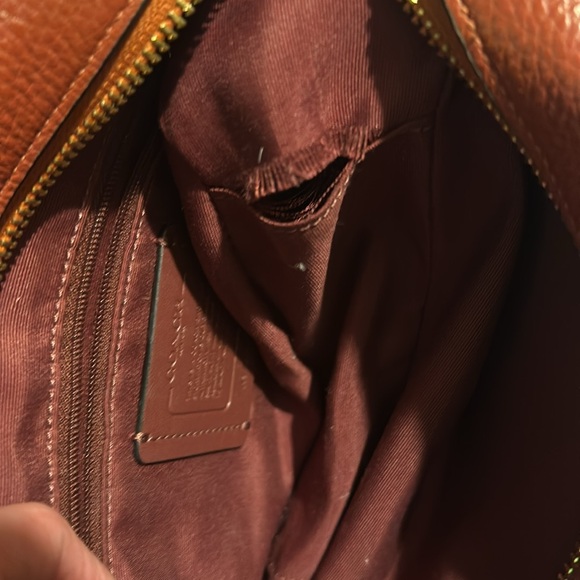 Coach Signature Jacquard Dempsey Crossbody Khaki Sunbeam - Picture 2 of 2